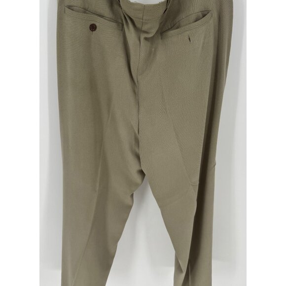 Tommy Bahama Vintage Relaxed 100% Silk Pleated Dress Pant - Picture 4 of 11